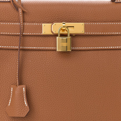 Hermes Togo Kelly Retourne 28 Gold 8 of 10