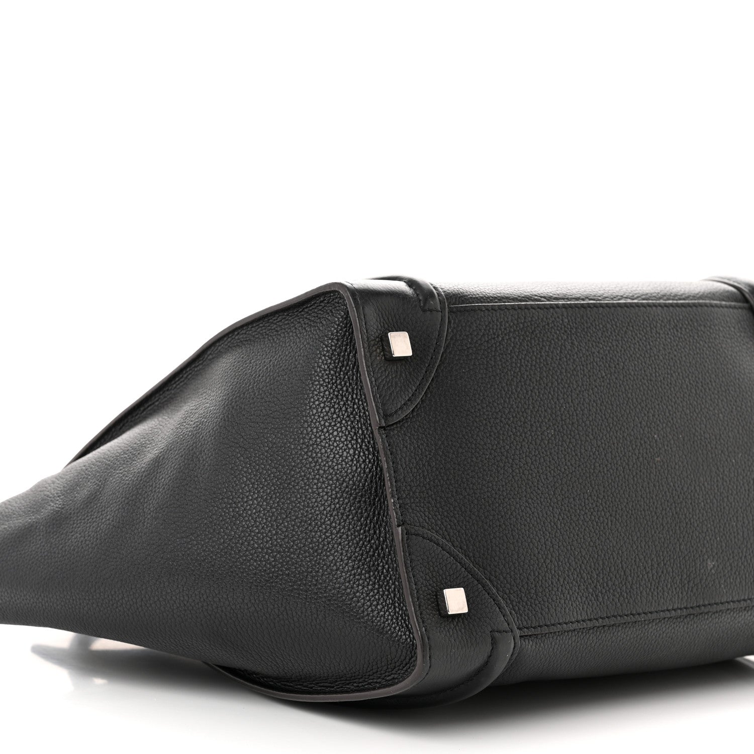 Celine Drummed Calfskin Mini Luggage Black 8 of 11