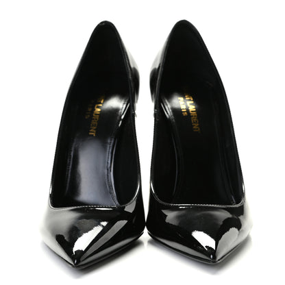 Saint Laurent Patent Opyum 110 Pumps 38.5 Black Gold 2 of 11