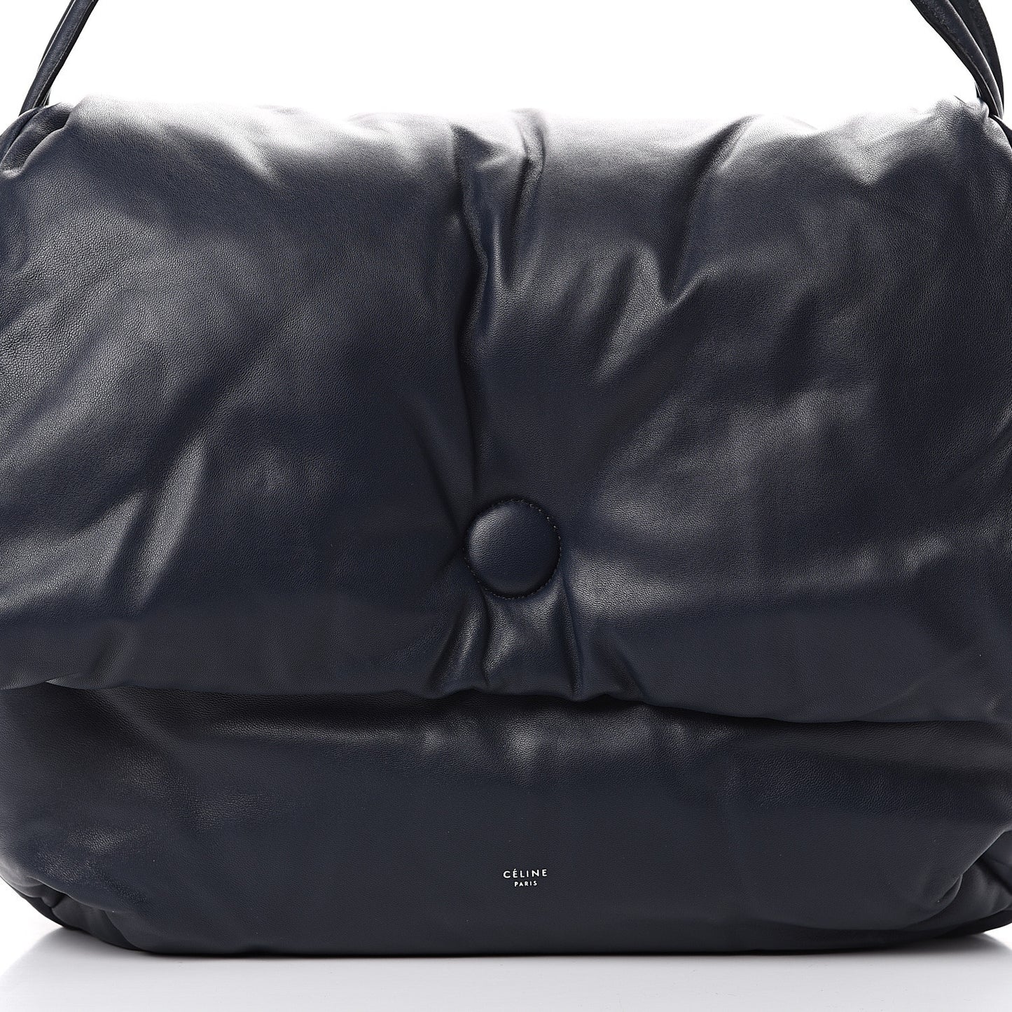 Smooth Lambskin Medium Pillow Flap Navy