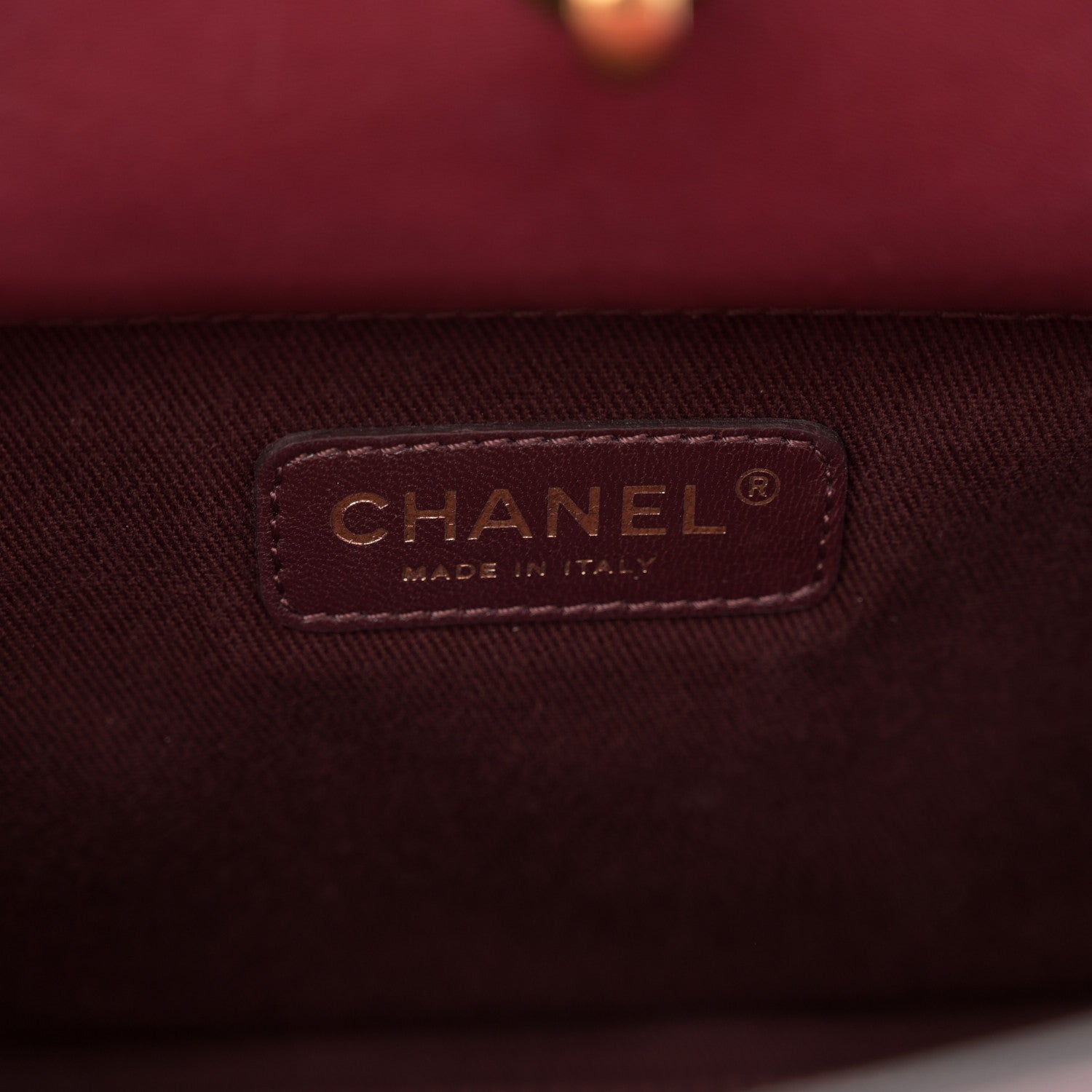 Chanel Calfskin Quilted Small Perfect Edge Tote Burgundy 6 of 14