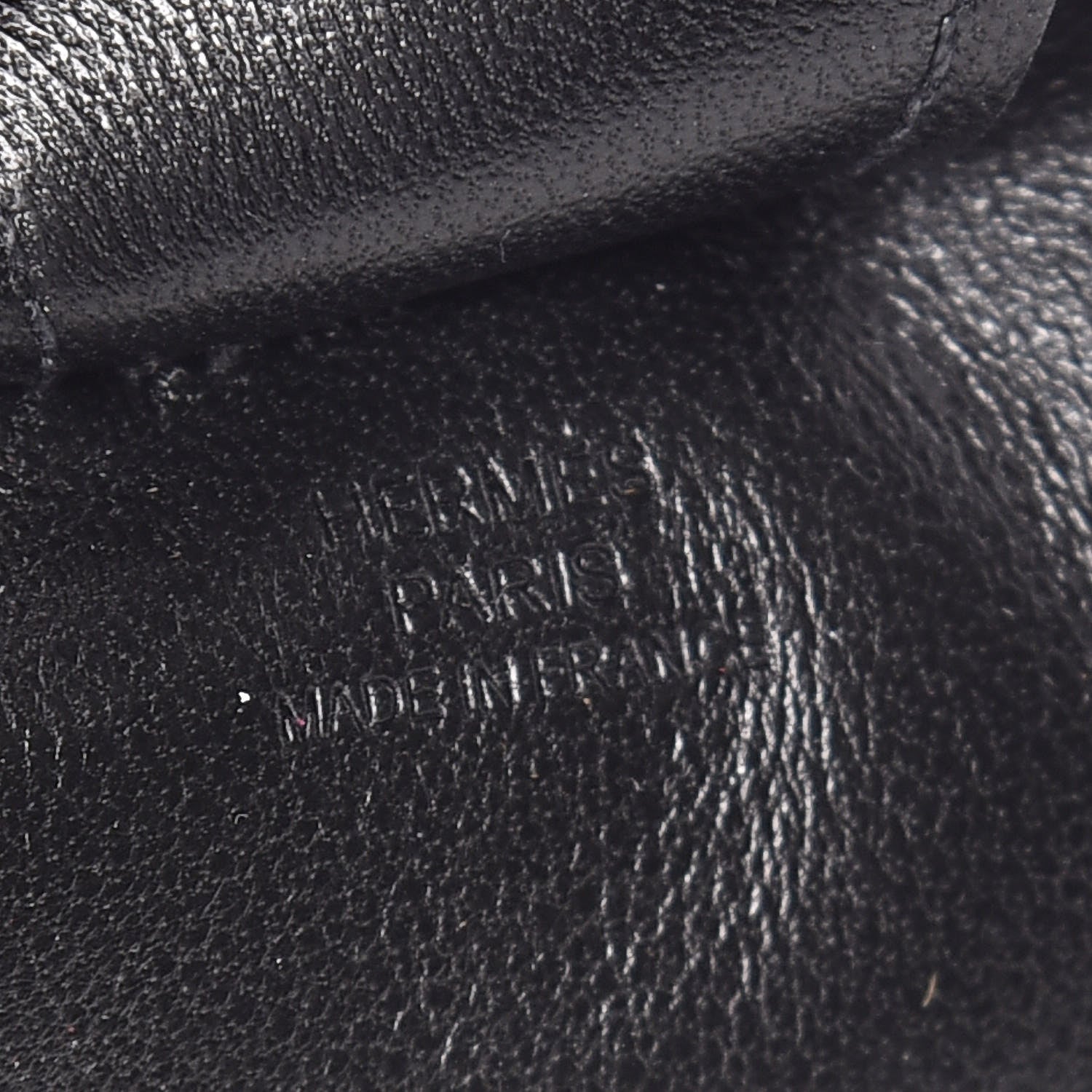 Hermes Milo Lambskin Grigri Rodeo Horse Bag Charm MM So Black 3 of 7