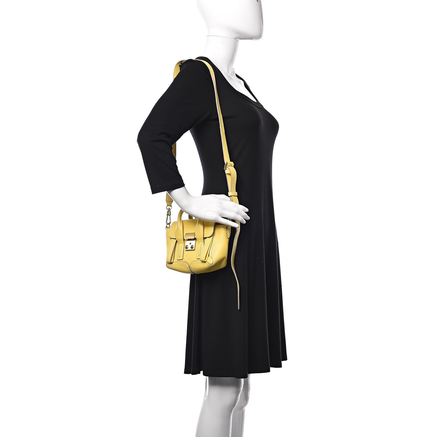 3.1 Phillip Lim 3.1 Smooth Calfskin Nano Pashli Satchel Pineapple 2 of 17