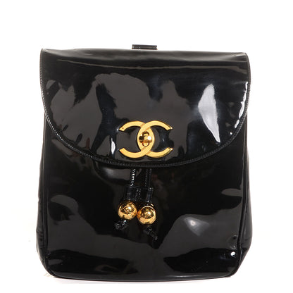 Chanel Patent Backpack Black 1 of 9