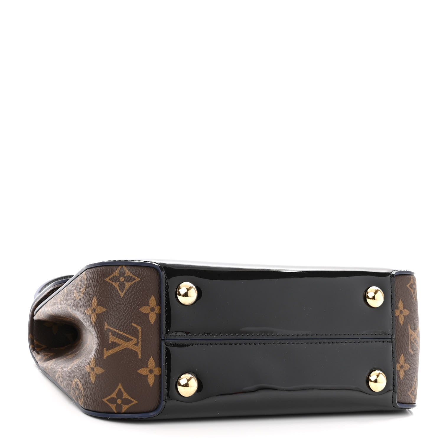Louis Vuitton Patent Calfskin Monogram Cherrywood PM Black 5 of 9