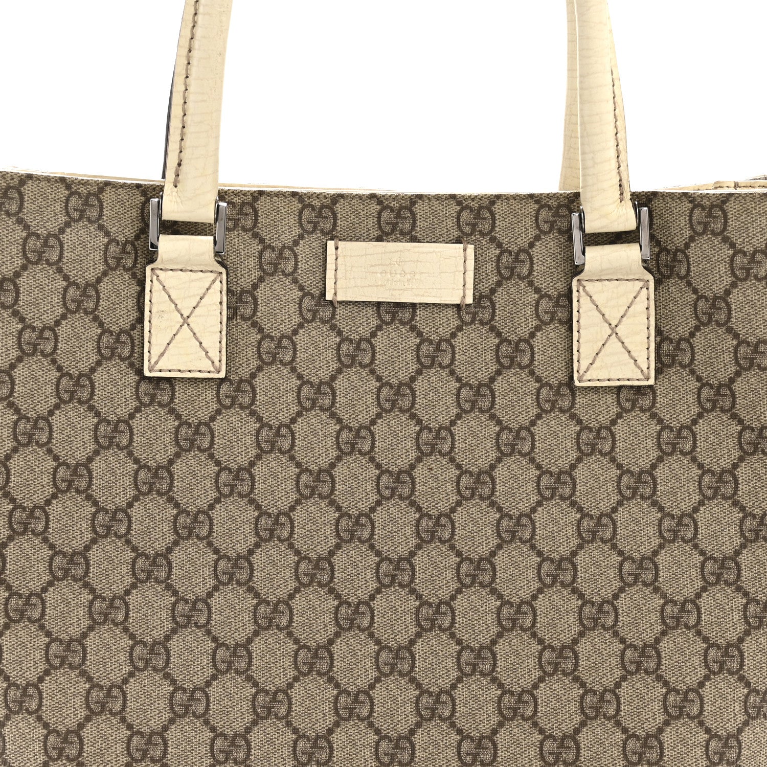 Gucci GG Plus Monogram Small Vertical Tote Off White 8 of 12