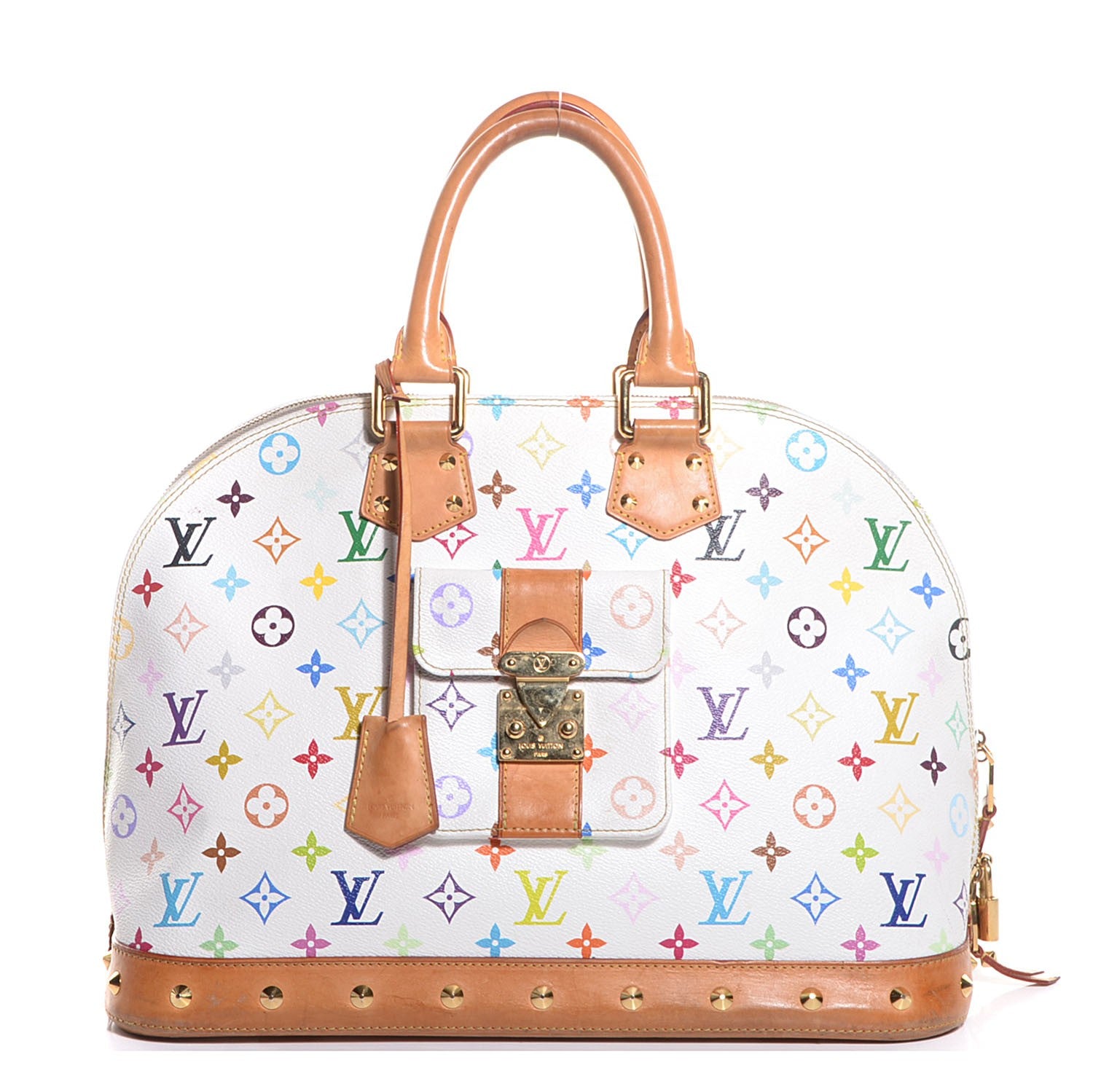 Louis Vuitton Monogram Multicolor Alma GM White 1 of 7