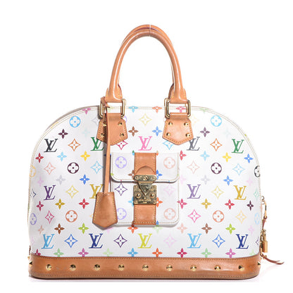 Louis Vuitton Monogram Multicolor Alma GM White 1 of 7