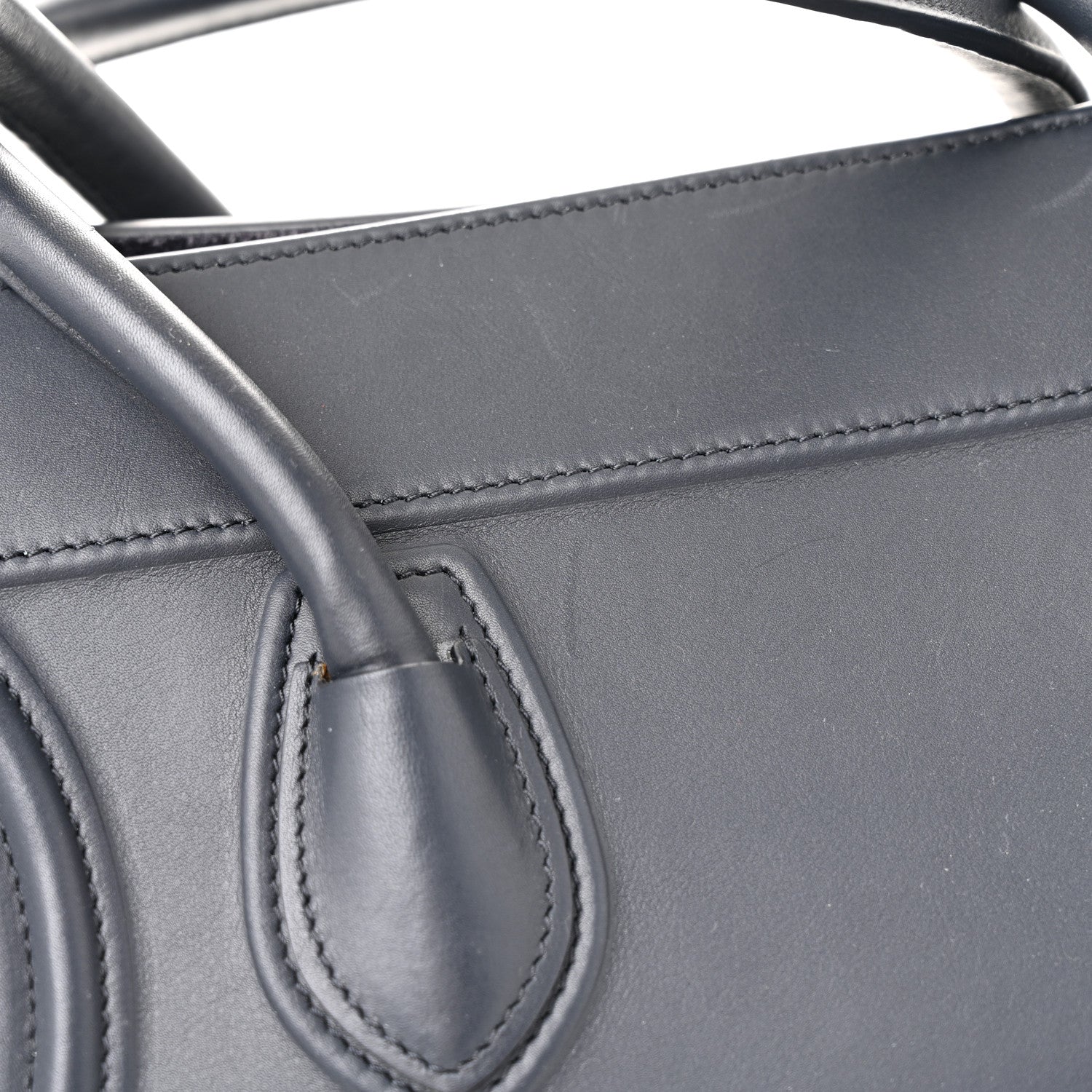 Celine Supple Calfskin Medium Phantom Luggage Navy Blue 11 of 12