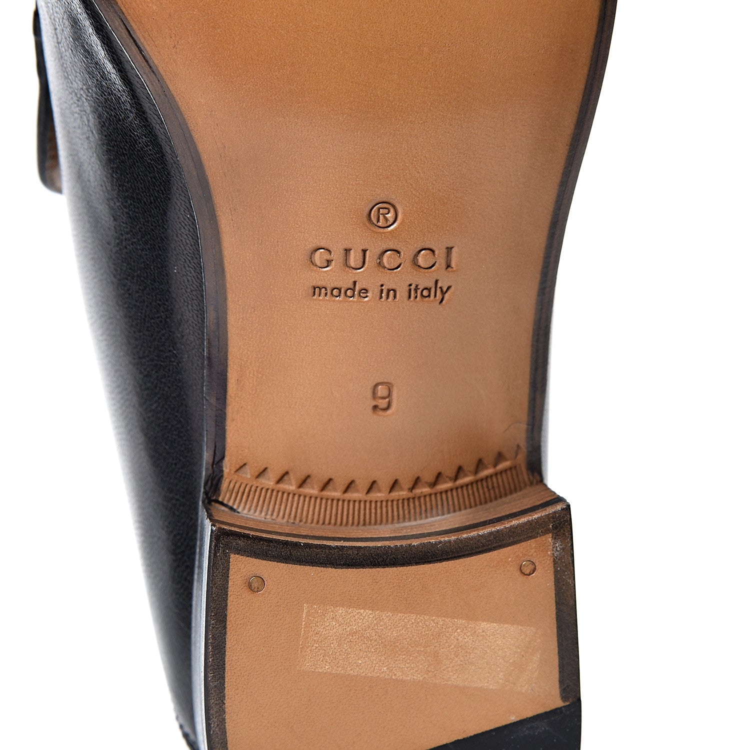 Gucci Goatskin Mens Horsebit Loafers 9 Black 9 of 10