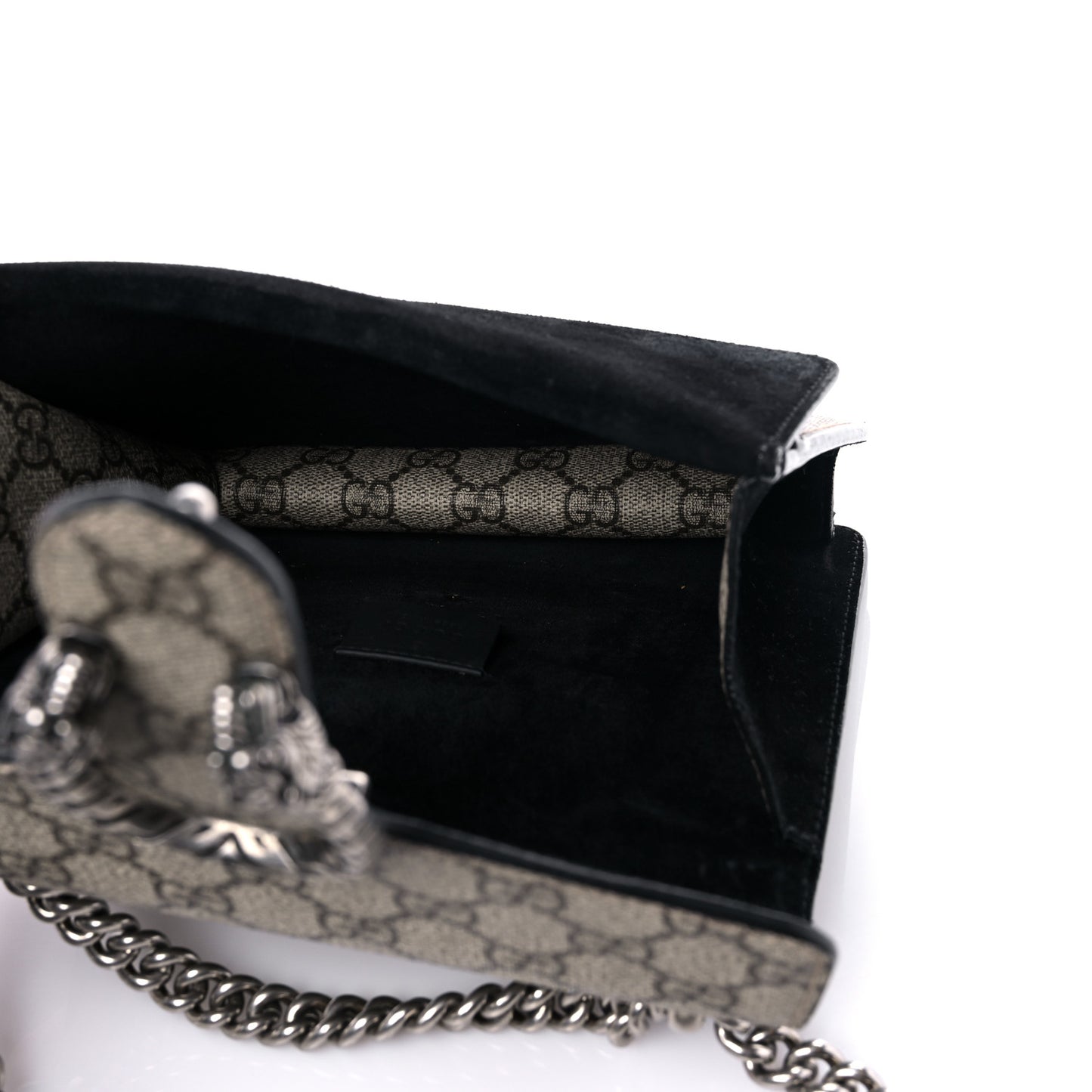 GG Supreme Monogram Mini Dionysus Shoulder Bag Black