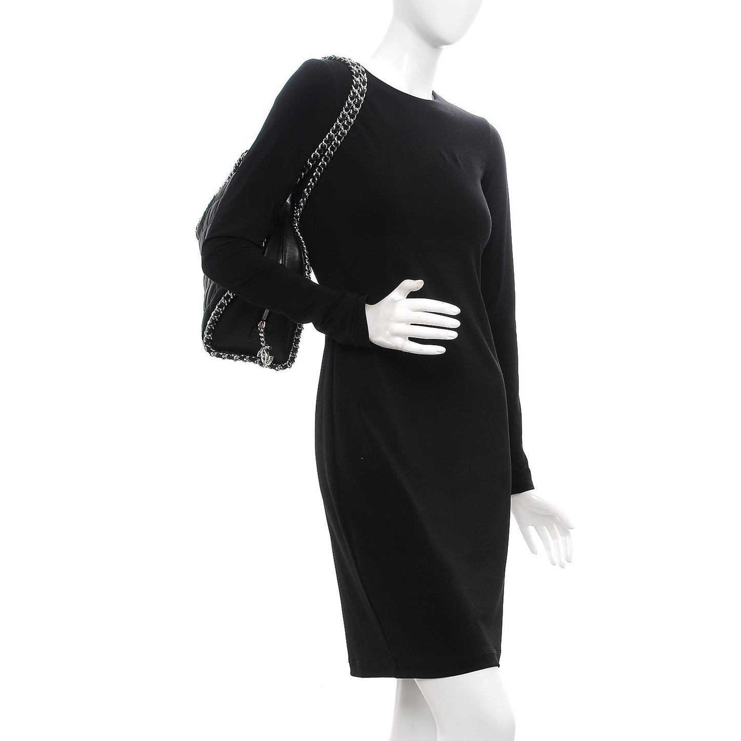 Calfskin Chain Around Bowler Black