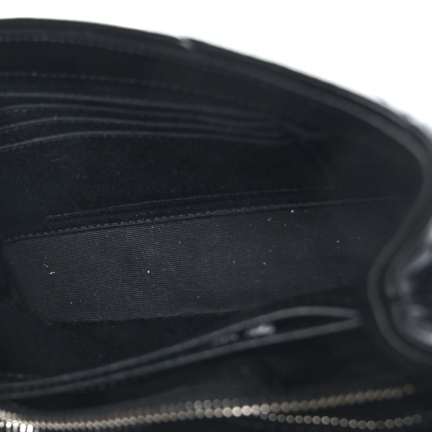 Saint Laurent Calfskin Y Quilted Monogram Toy Loulou Crossbody Bag Black 5 of 9