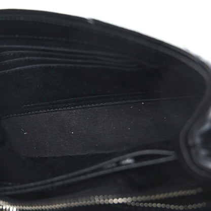 Saint Laurent Calfskin Y Quilted Monogram Toy Loulou Crossbody Bag Black 5 of 9