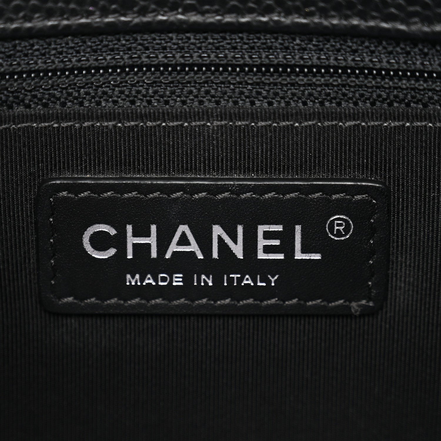 Chanel Caviar Quilted City Shopping Tote Black 7 of 13