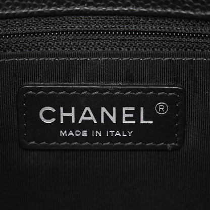 Chanel Caviar Quilted City Shopping Tote Black 7 of 13