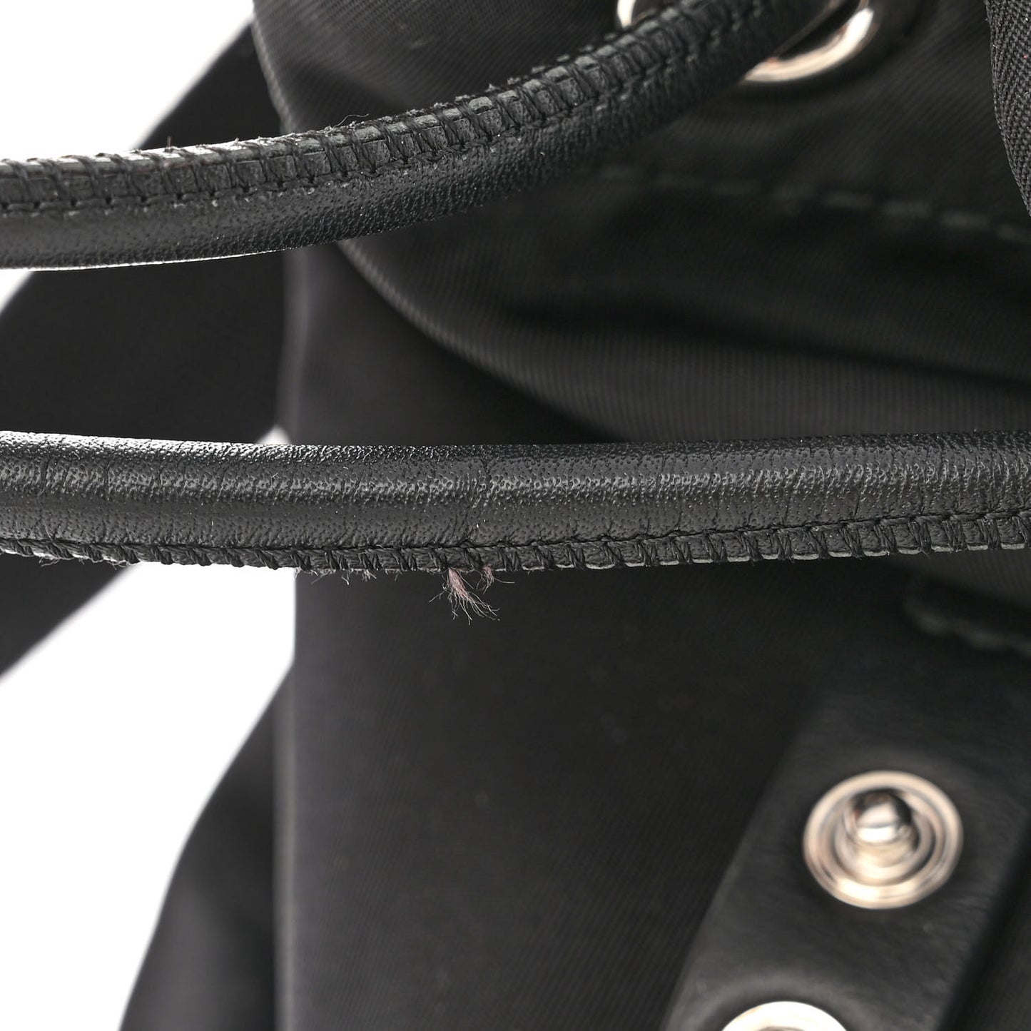 Nylon Logo Print Small Rucksack Backpack