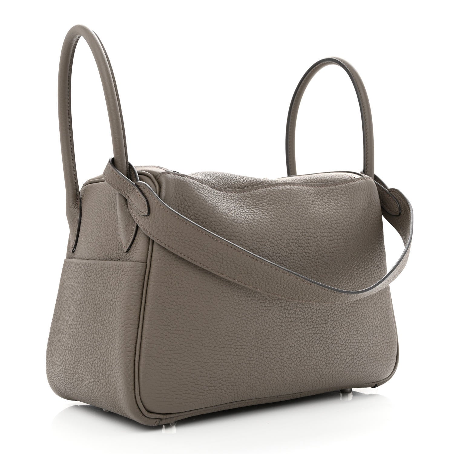 Hermes Taurillon Clemence Lindy 26 Etain 3 of 10