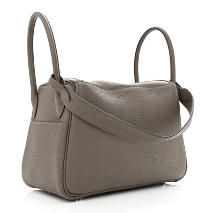 Hermes Taurillon Clemence Lindy 26 Etain 3 of 10