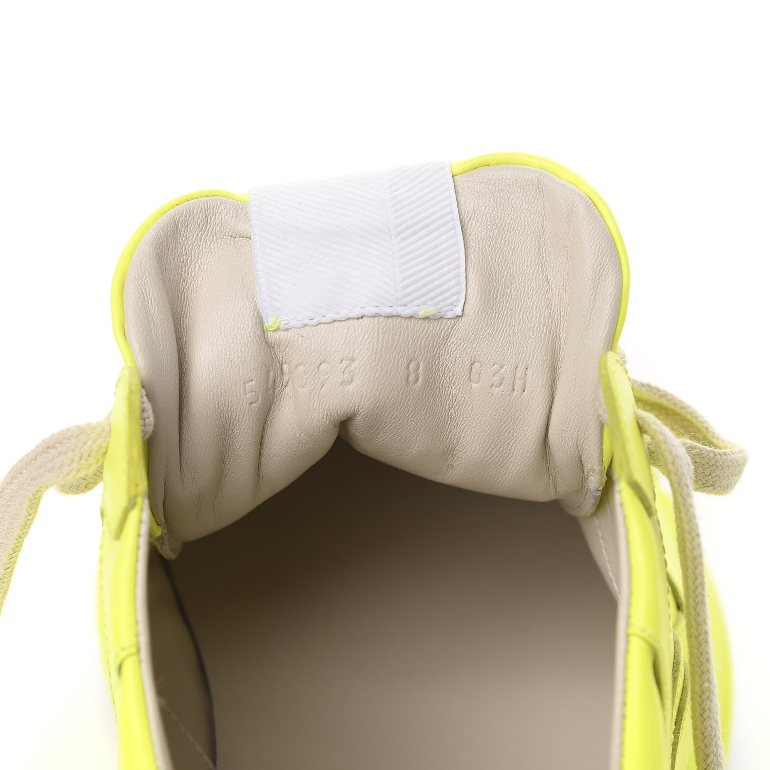 Gucci Calfskin Mens Rhyton Sneakers 8 Yellow Fluo 10 of 11