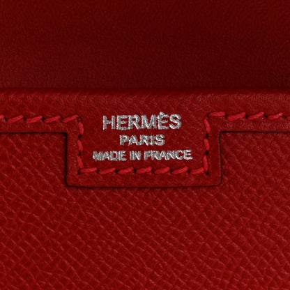 Hermes Epsom Jige Elan 29 Clutch Rouge Casaque 6 of 10