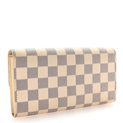Louis Vuitton Damier Azur Sarah Wallet 3 of 8