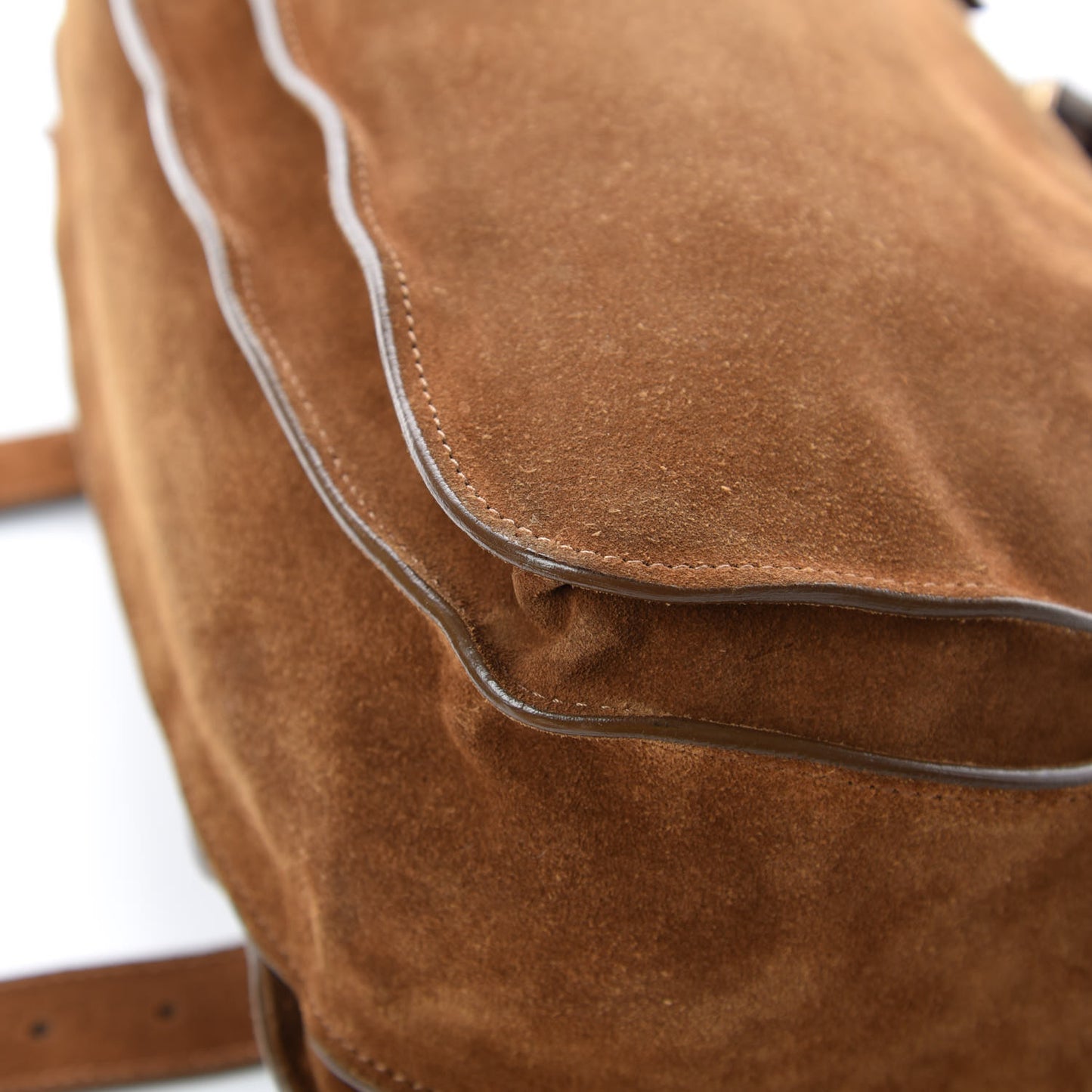Suede Medium PS1 Satchel Tobacco