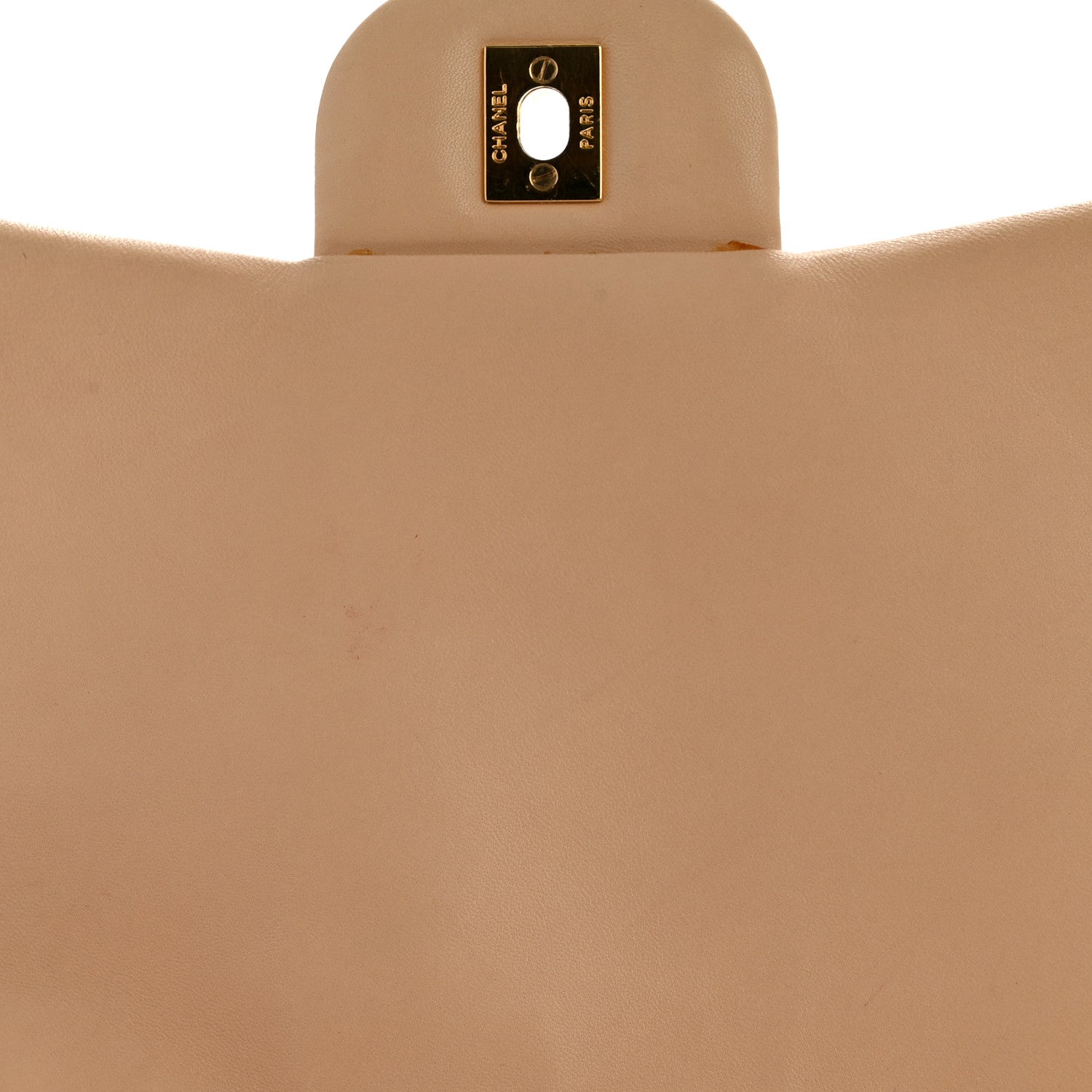 Chanel Lambskin Quilted Jumbo Single Flap Beige 11 of 14