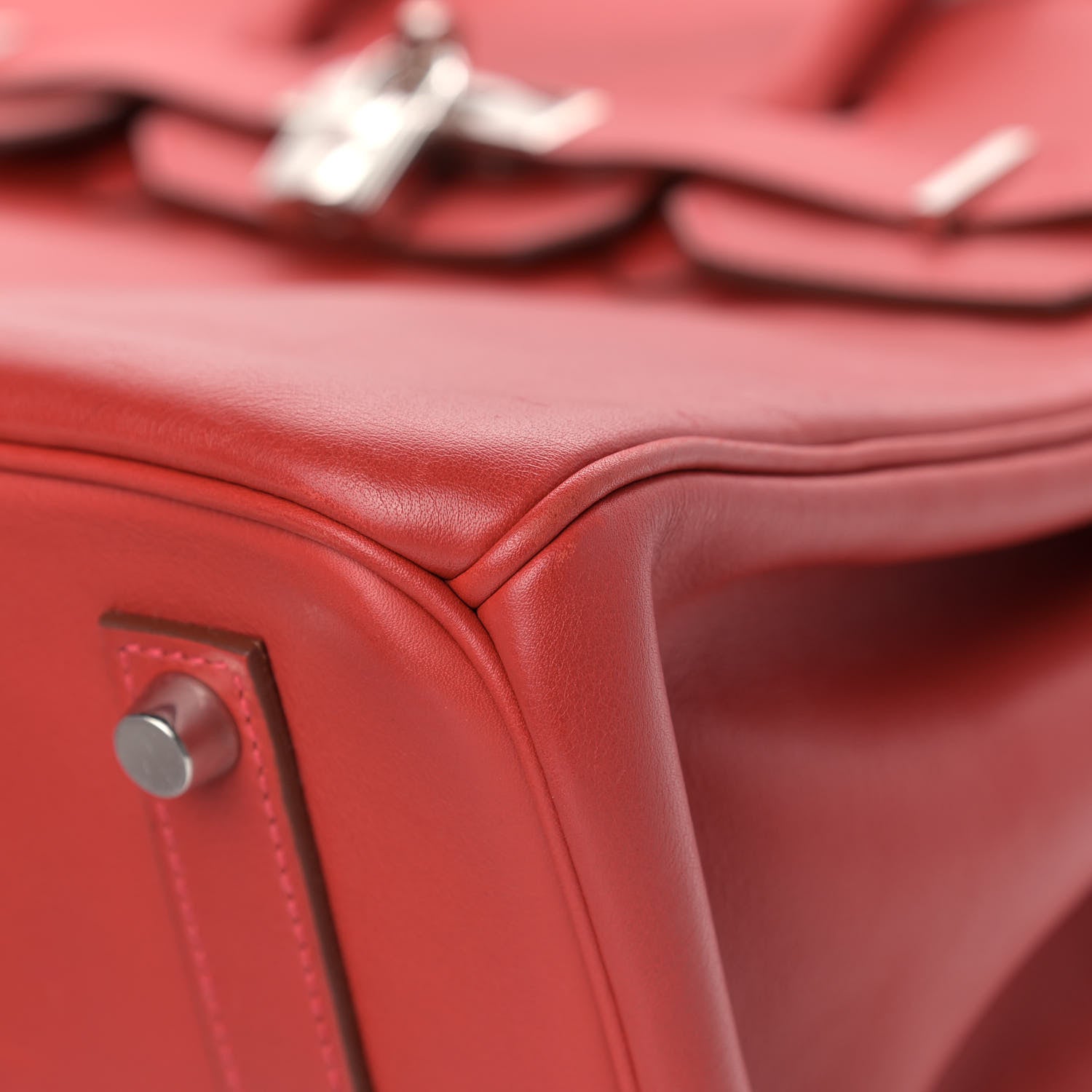 Hermes Swift Birkin 35 Rouge Casaque 9 of 15