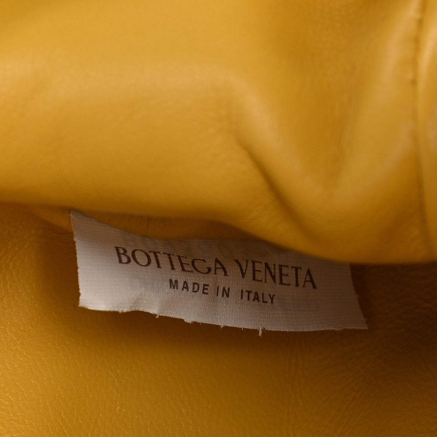Nappa Intrecciato The Mini Pouch Buttercup