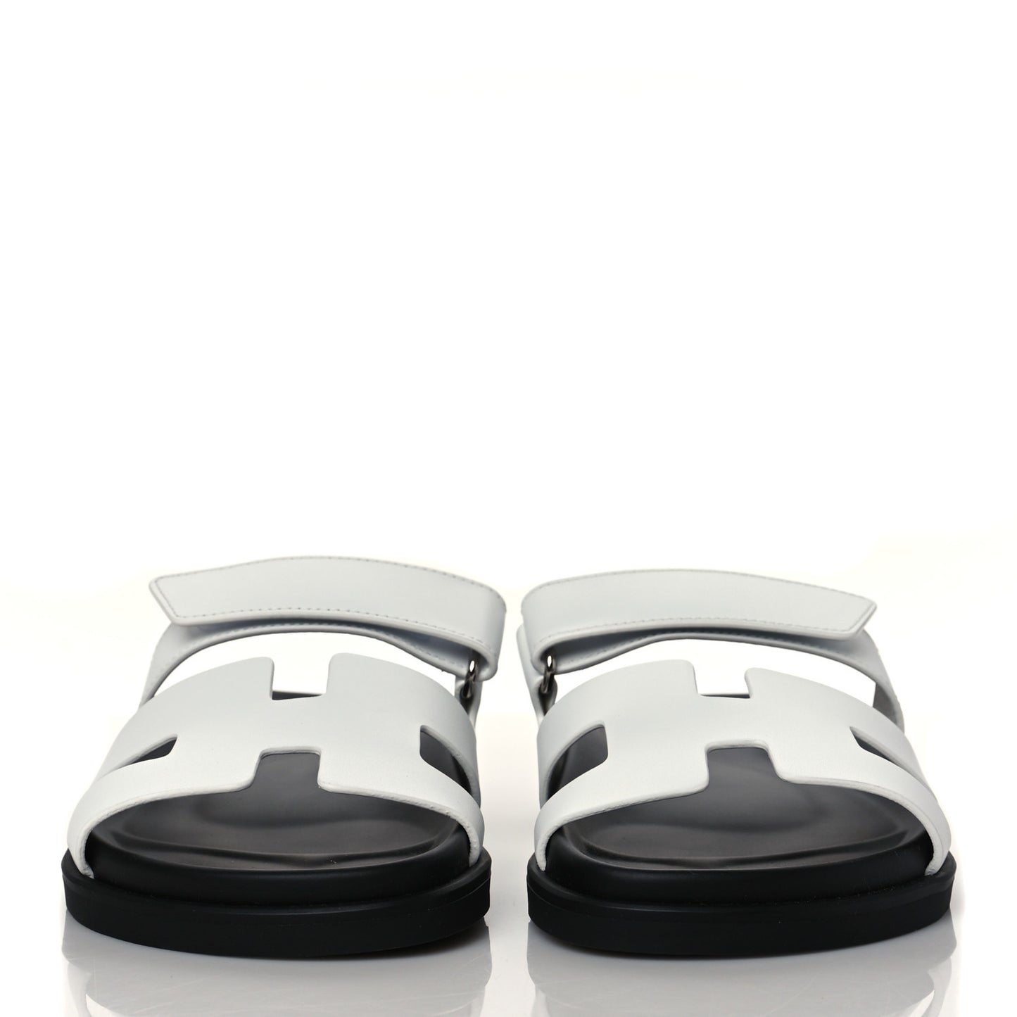 Calfskin Womens Chypre Sandals 36 White