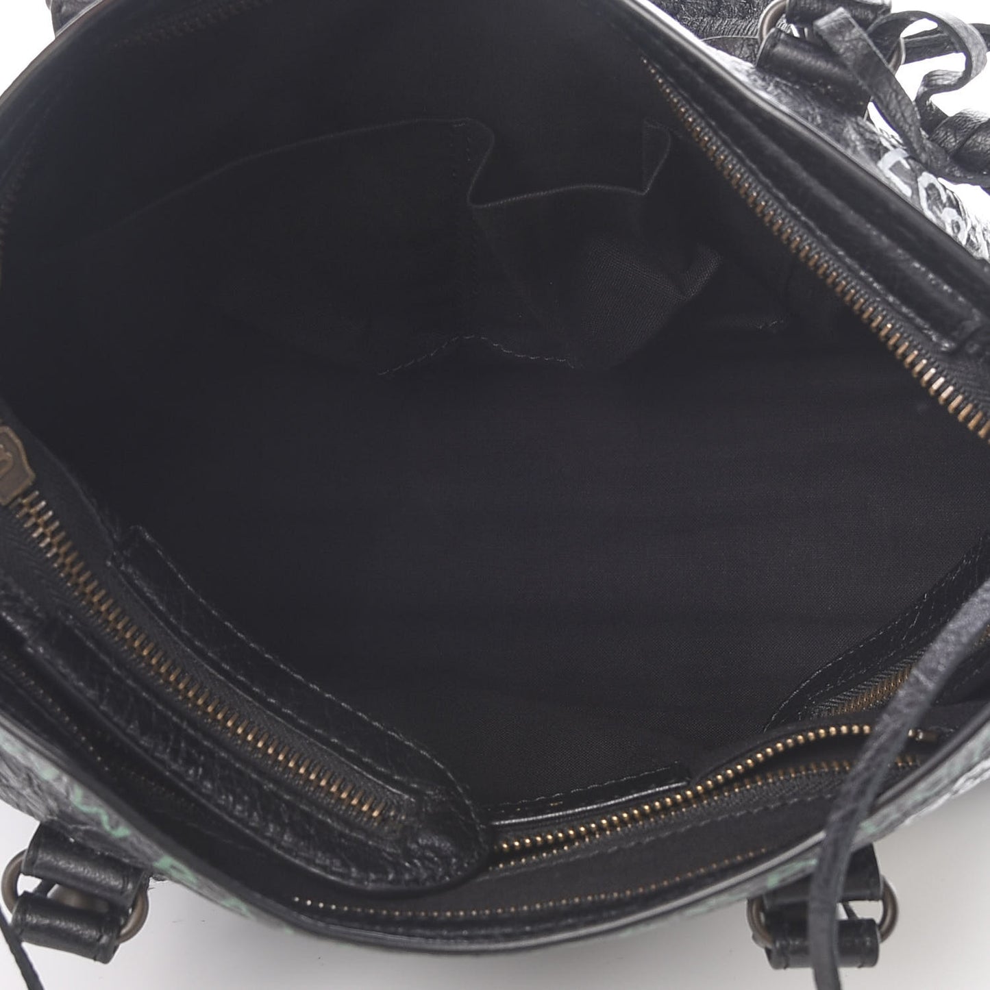 Agneau Graffiti All Over Classic Hardware S City Black Multicolor