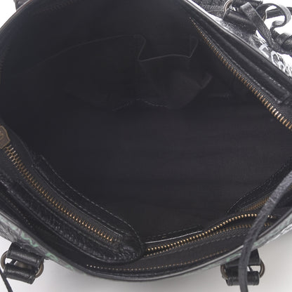 Balenciaga Agneau Graffiti All Over Classic Hardware S City Black Multicolor 4 of 9