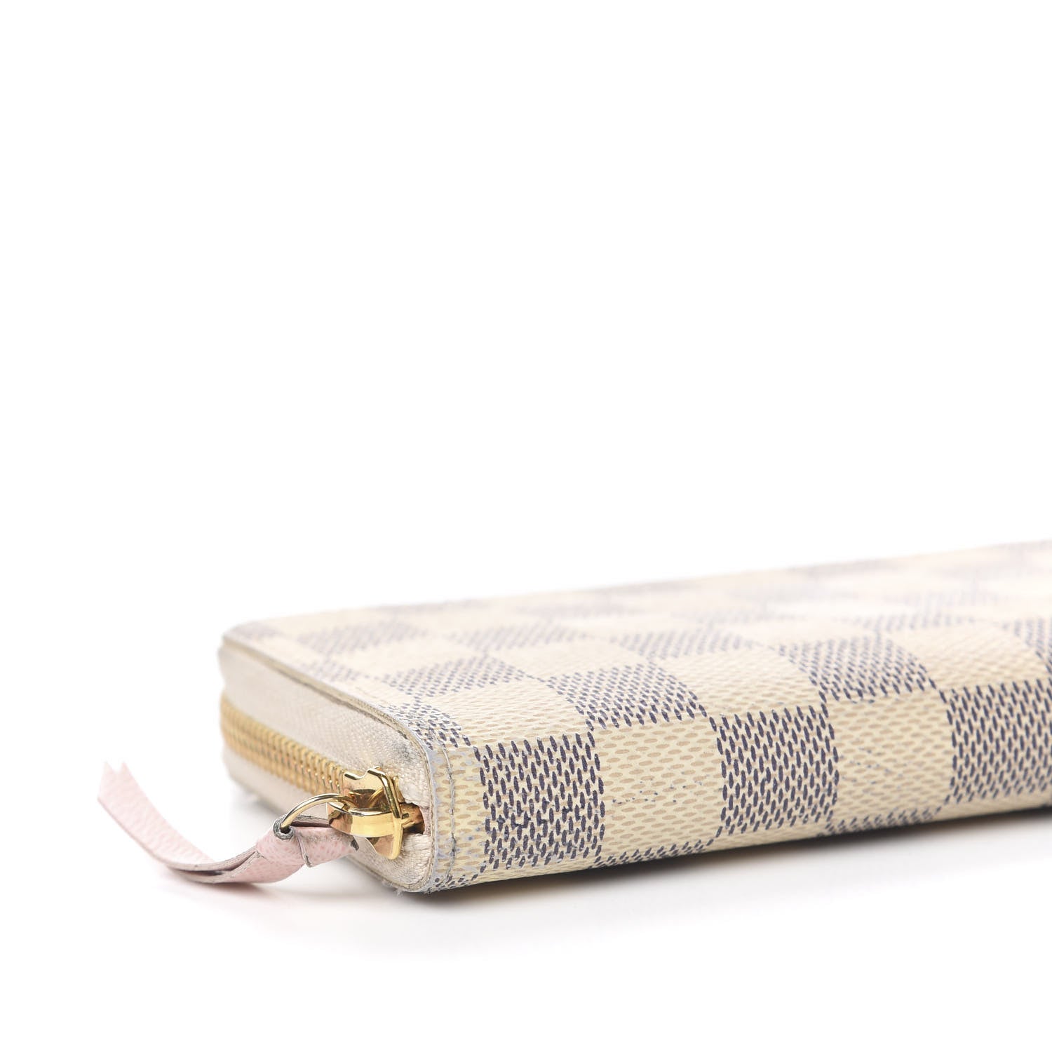 Louis Vuitton Damier Azur Clemence Wallet Rose Ballerine 7 of 8