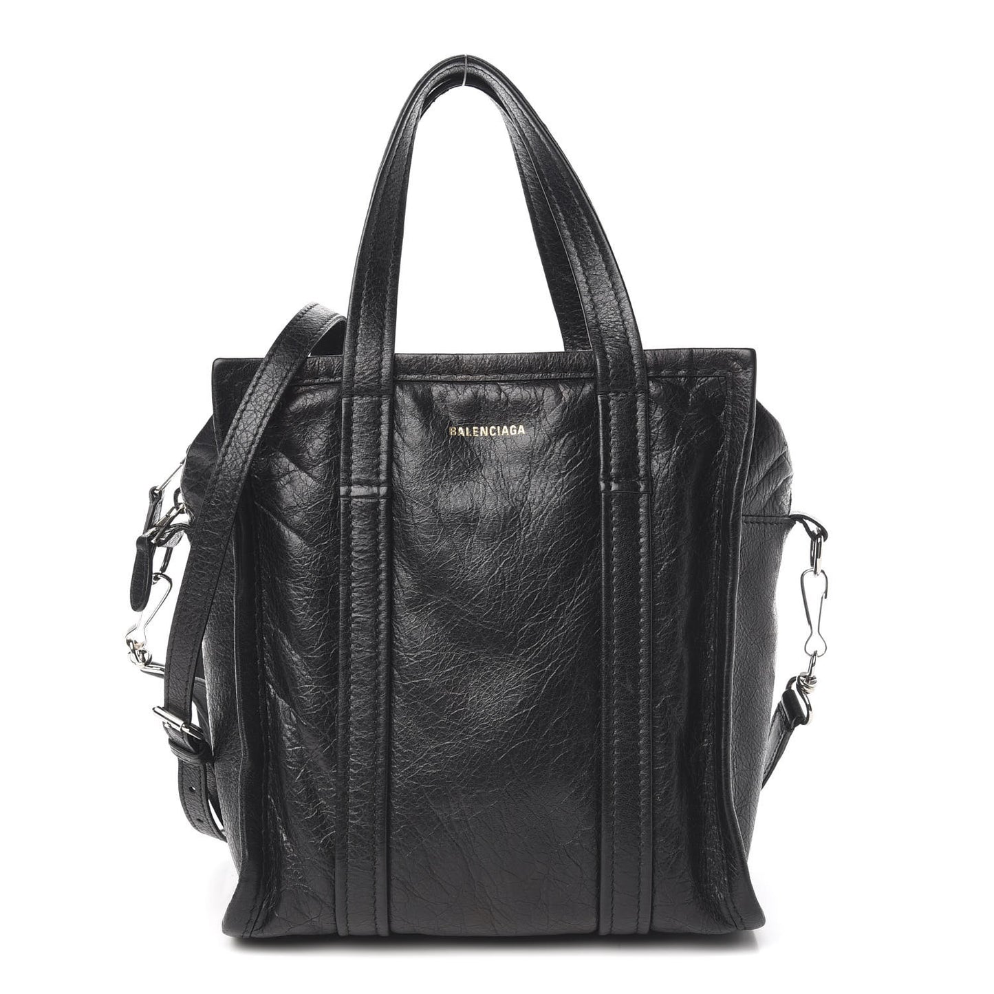 Agneau XS Bazar Shopper Tote Black