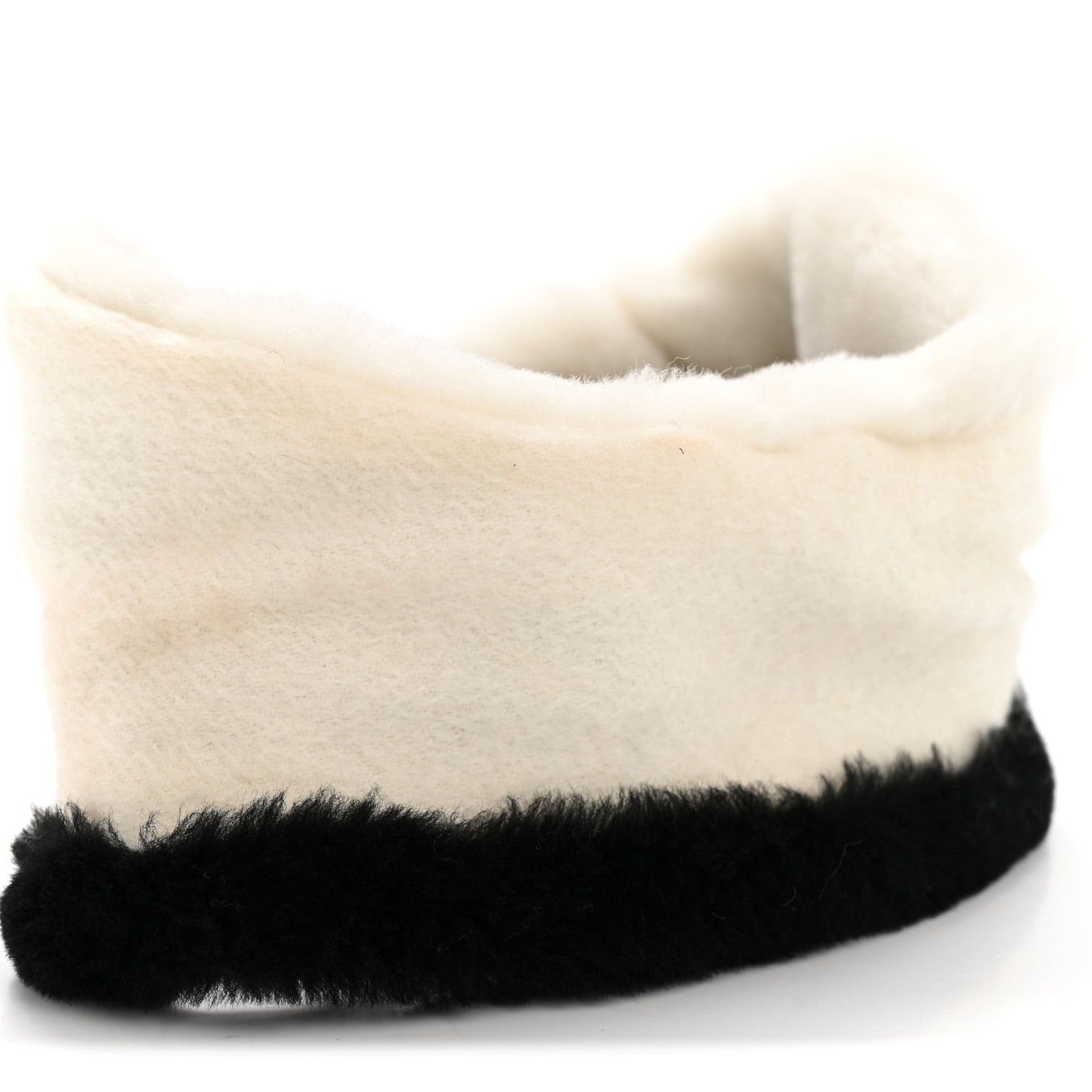 Chanel Cashmere Blend Logo Headband White Black 11 of 12