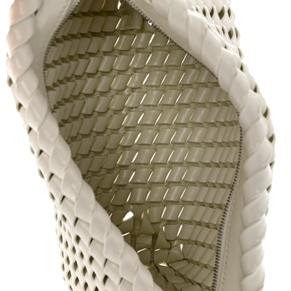 Bottega Veneta Nappa Intrecciato Slanted Clutch White 5 of 7