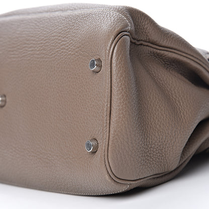 Hermes Taurillon Clemence Atlas 35 Etoupe 9 of 14