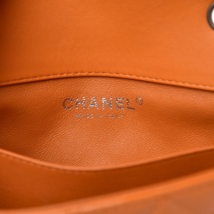 Chanel Patent Quilted Extra Mini Flap Light Orange 6 of 10