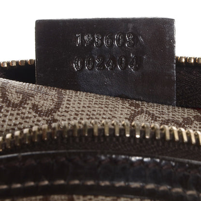 Gucci GG Plus Monogram Hearts Medium Joy Boston Dark Brown 7 of 7