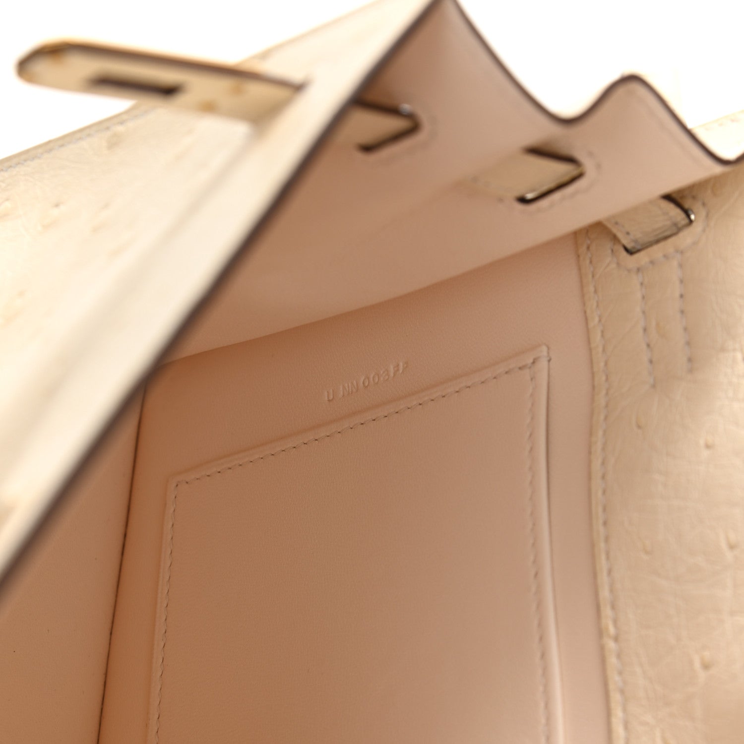 Hermes Ostrich Kelly Danse II Belt Bag Nata 7 of 10