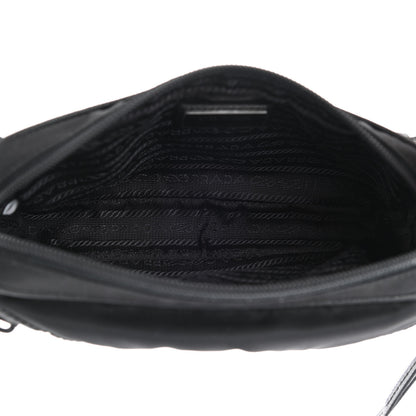Prada Tessuto Nylon Saffiano Belt Bag Black 5 of 13