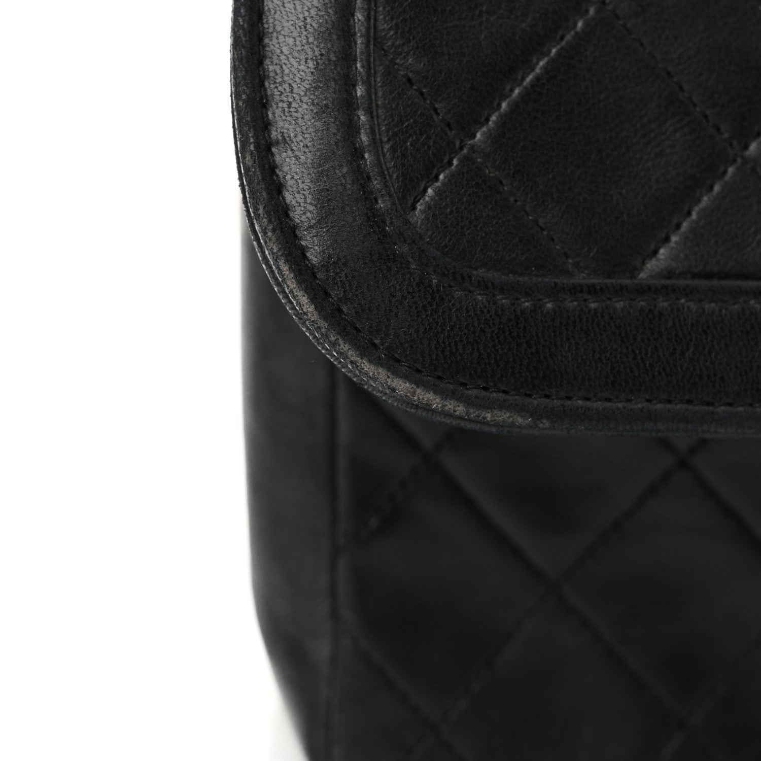 Chanel Lambskin Quilted Medium Single Flap Black 18 of 19