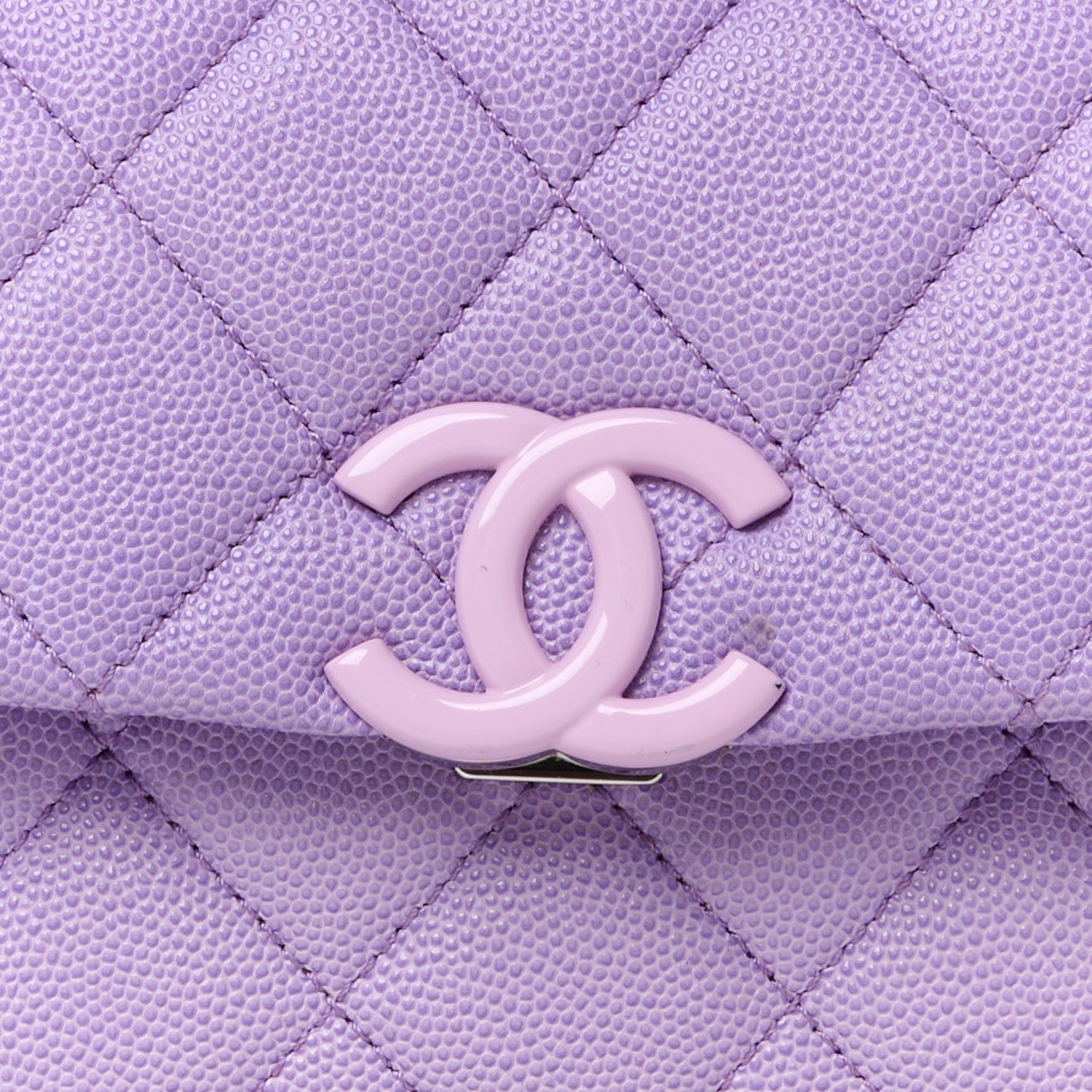 Chanel Shaded Caviar Quilted My Everything Small Flap Purple Light Purple 9 of 14