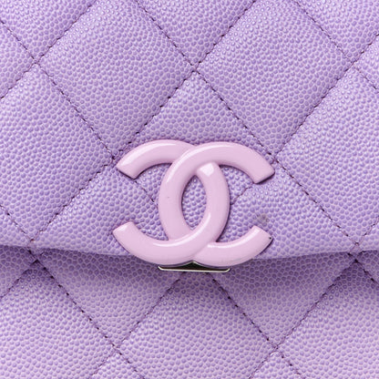 Chanel Shaded Caviar Quilted My Everything Small Flap Purple Light Purple 9 of 14