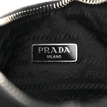 Prada Tessuto Nylon Saffiano Mini Re-Edition 2005 Bag Black 6 of 11