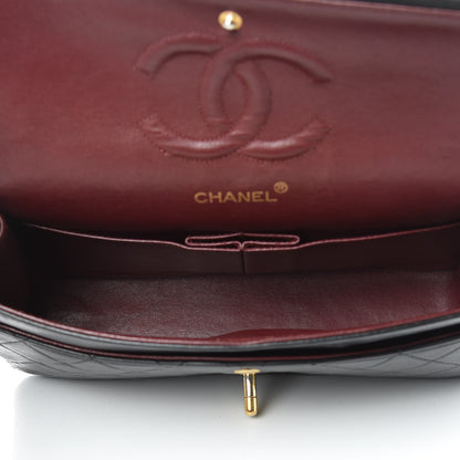 Chanel Lambskin Quilted Medium Double Flap Black 5 of 16