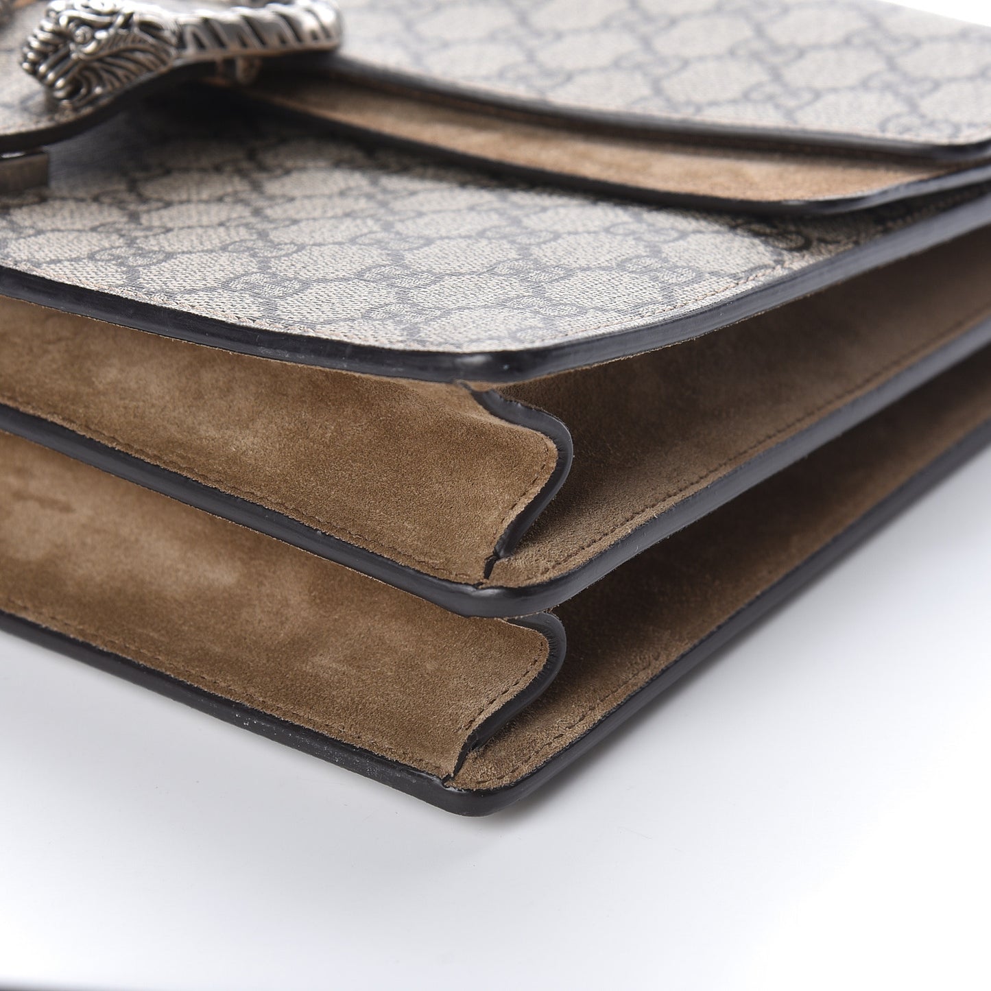 GG Supreme Monogram Medium Dionysus Shoulder Bag Taupe