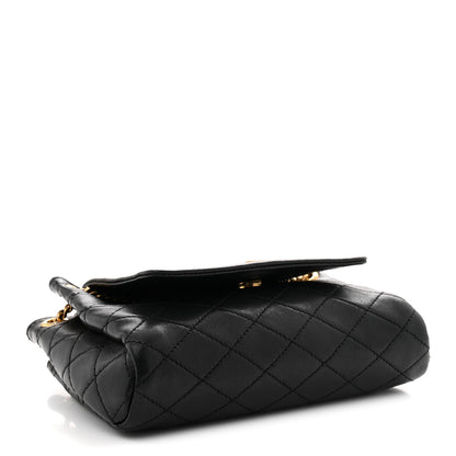 Saint Laurent Lambskin Quilted Monogram Mini Nolita Black 4 of 10