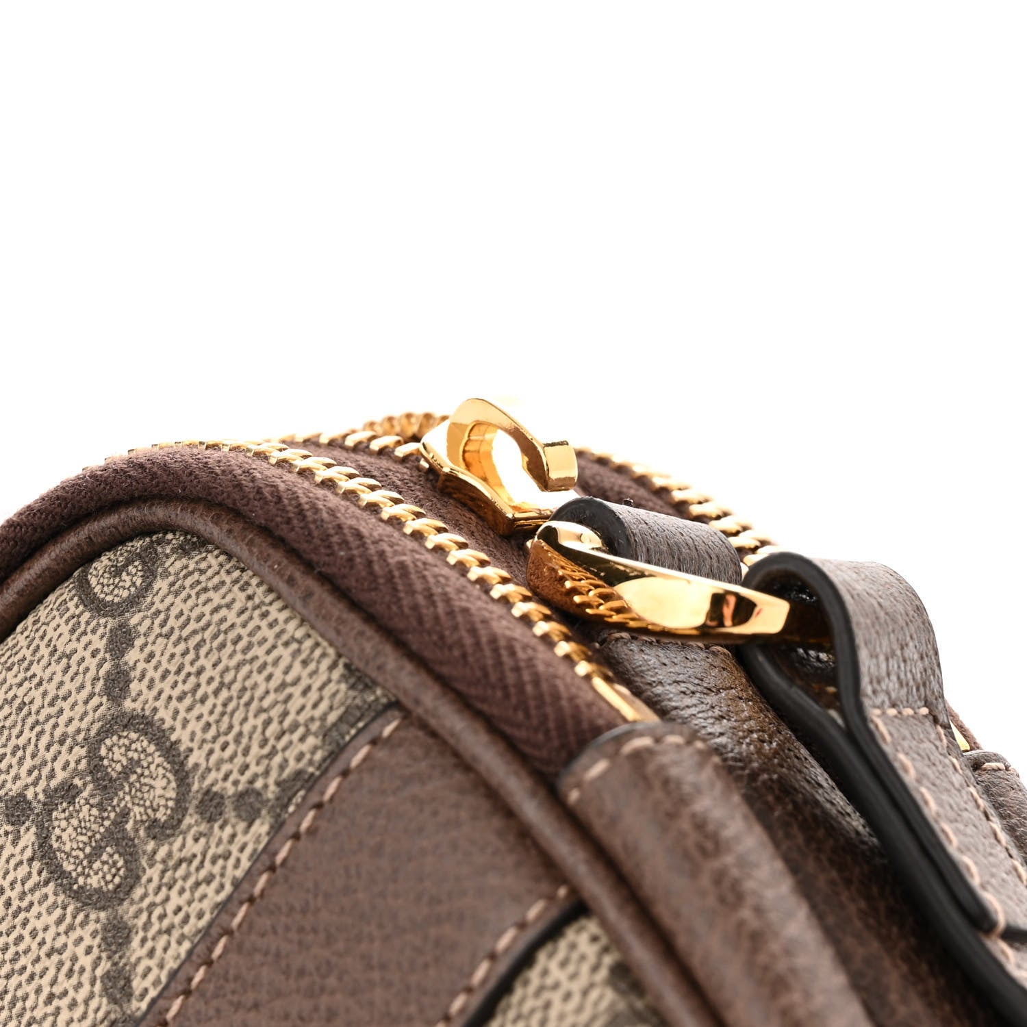 Gucci GG Supreme Monogram Web Mini Ophidia GG Bag Brown 10 of 10
